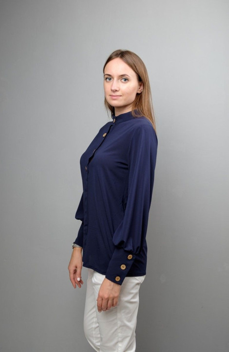 женские блузы Mita ЖМ1086 синий
