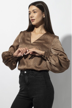 Женская блуза VIZAVI 659 коричневый