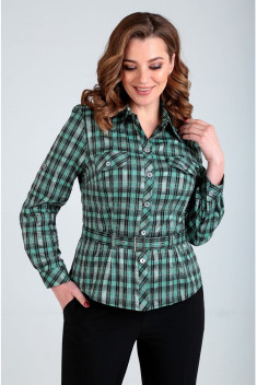 женские блузы Таир-Гранд 6223 зеленый