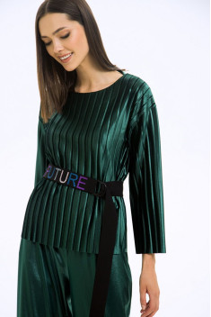 женские блузы LaVeLa L50253 зеленый