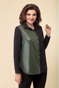 женские блузы DaLi 4386 зеленый