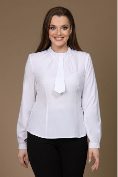женские блузы MIRSINA FASHION 1027 белый