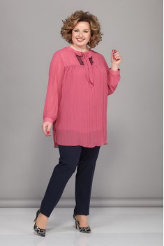 женские блузы Djerza 0224 розовый