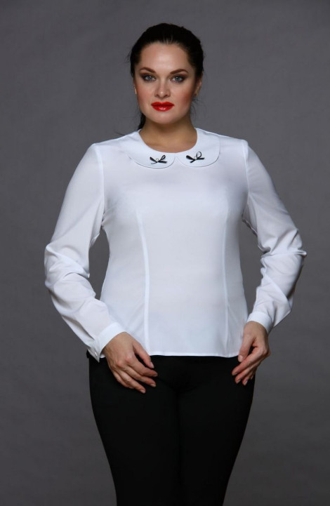 женские блузы MIRSINA FASHION 1028 белый