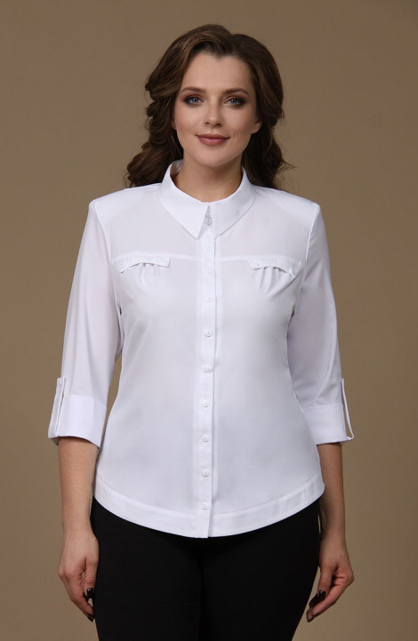 женские блузы MIRSINA FASHION 1291 белый