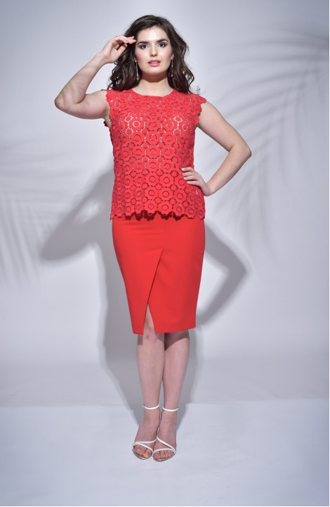 женские блузы Faufilure outlet С411 красный