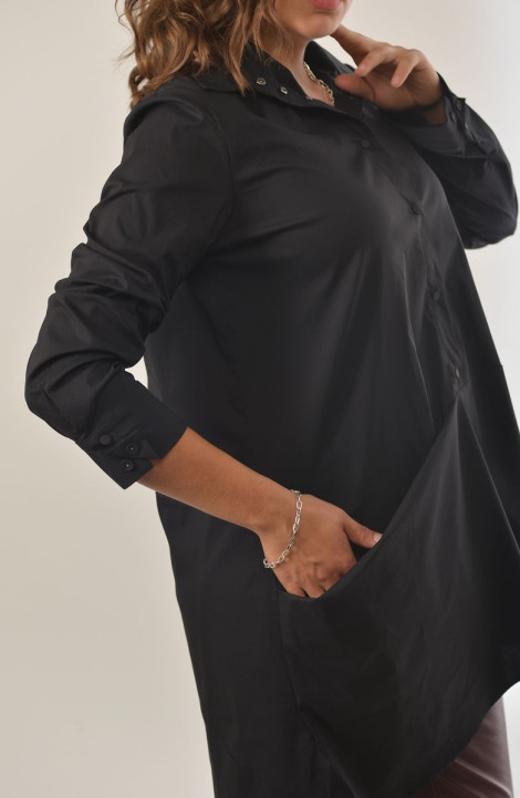 женские блузы GRATTO 4014 черный