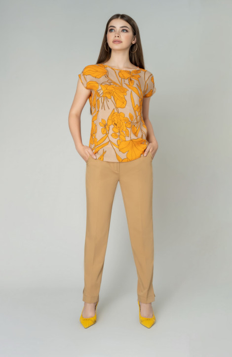 женские блузы Elema 2К-10085-1-170 принт