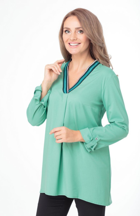 женские блузы Anelli 479 зеленый