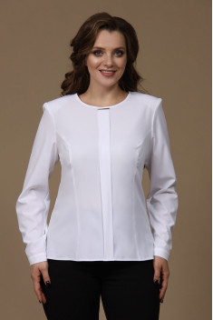 женские блузы MIRSINA FASHION 1437 белый
