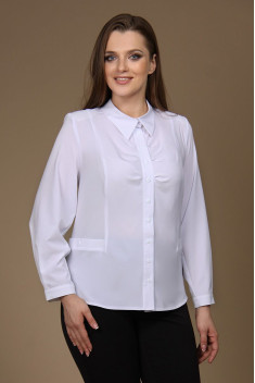 женские блузы MIRSINA FASHION 1297 белый