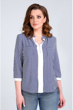 женские блузы Таир-Гранд 62219-1 полоска