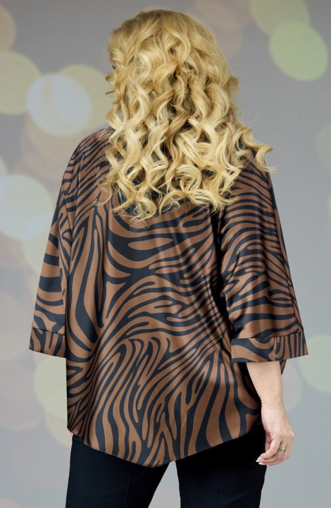 женские блузы Angelina & Сompany 637 коричневый