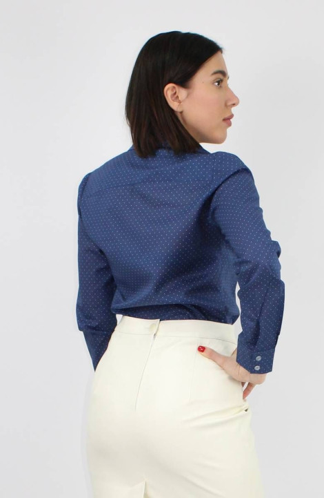 женские блузы VLADOR 500610-6 темно-синий