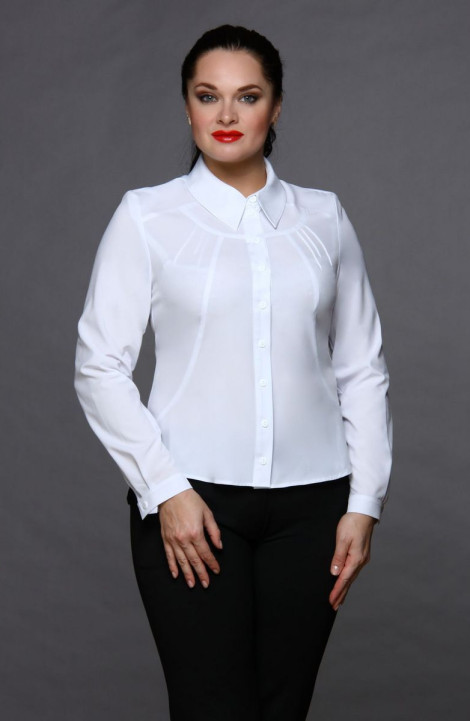 женские блузы MIRSINA FASHION 1018 белый