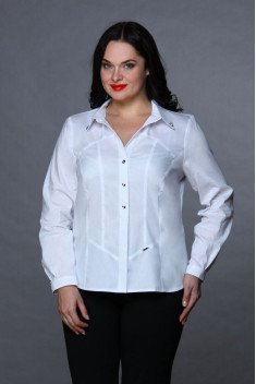 женские блузы MIRSINA FASHION 1052 белый