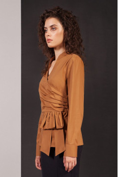 женские блузы Nova Line 20131 коричневый