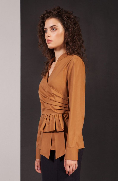 женские блузы Nova Line 20131 коричневый