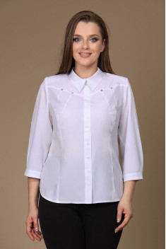 женские блузы MIRSINA FASHION 1300 белый