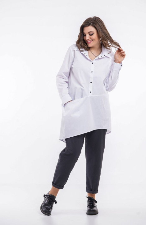 женские блузы GRATTO 4014 белый