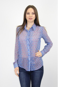 женские блузы VLADOR 500610-2 синий