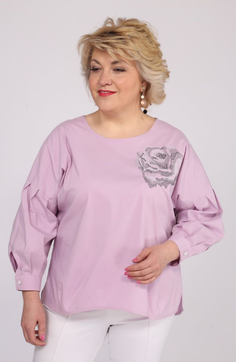 женские блузы Djerza 0109 розовый