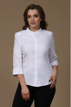 женские блузы MIRSINA FASHION 1307 белый
