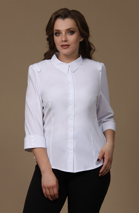 женские блузы MIRSINA FASHION 1307 белый