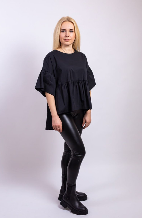 женские блузы Пинск Стиль 3881 черный