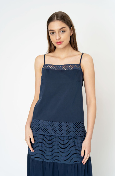 женские блузы Elema 2К-9895-1-170 синий
