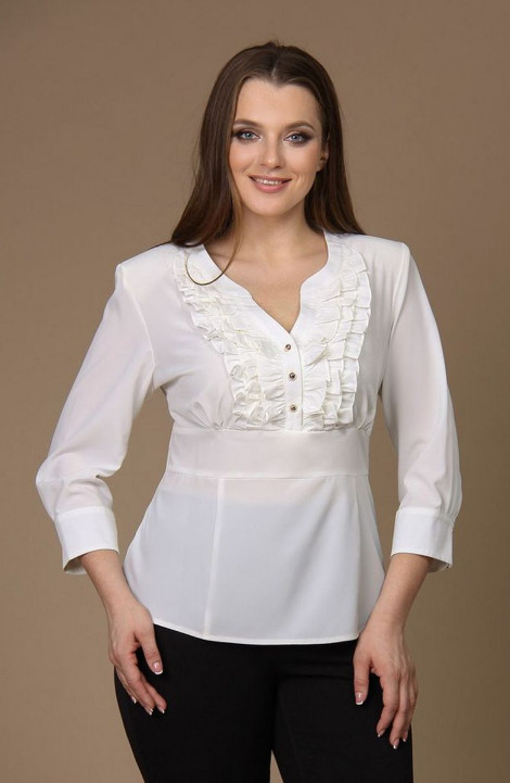 женские блузы MIRSINA FASHION 1214 молочный