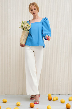 женские блузы Панда 103040w голубой