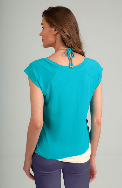 женские блузы Таир-Гранд 62150 голубой