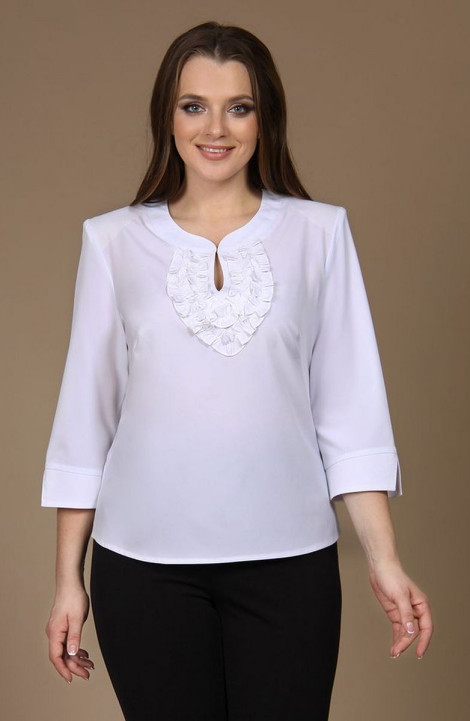 женские блузы MIRSINA FASHION 1215 белый