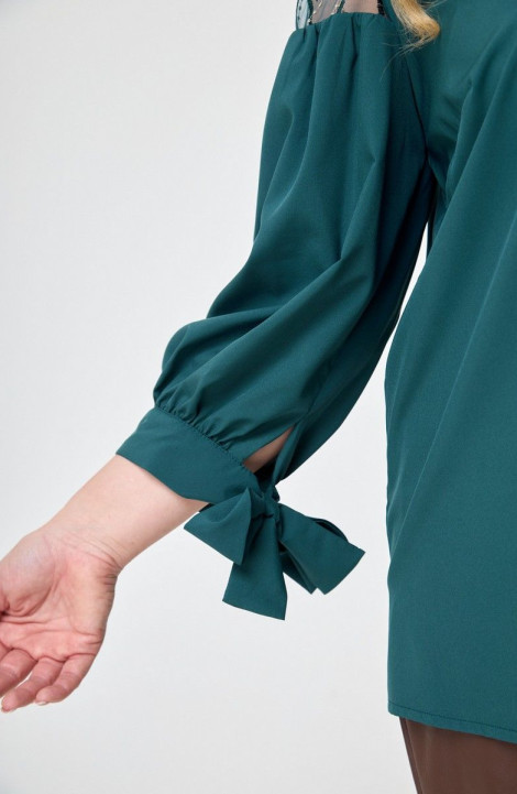 женские блузы Anelli 997 зеленый_дымчатый