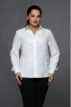 женские блузы MIRSINA FASHION 1098 белый