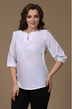 женские блузы MIRSINA FASHION 1425 белый