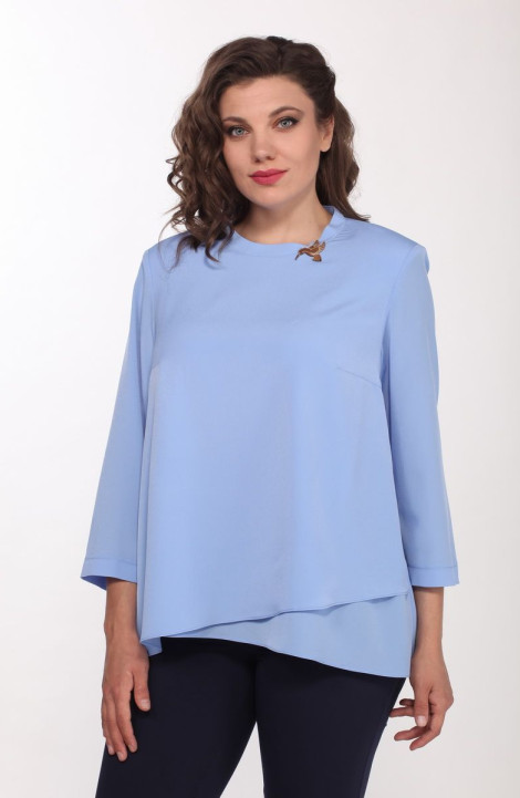 женские блузы Djerza 041А голубой