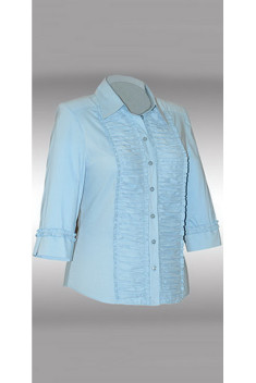 женские блузы Таир-Гранд 6256-1 голубой