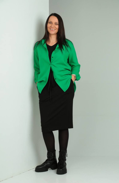 Женская блуза Ma Vie М618-1 зеленый