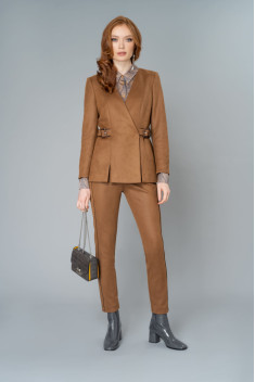 Женские брюки Elema 3К-10371-1-170 коричневый