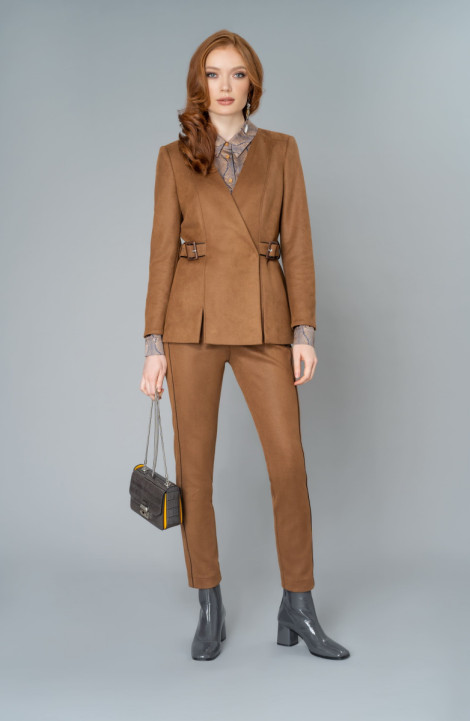 Женские брюки Elema 3К-10371-1-170 коричневый