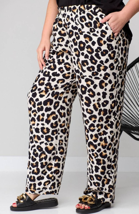 Женские брюки SOVA 11140 леопард