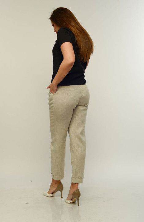 Женские брюки MALI 321-053 натуральный