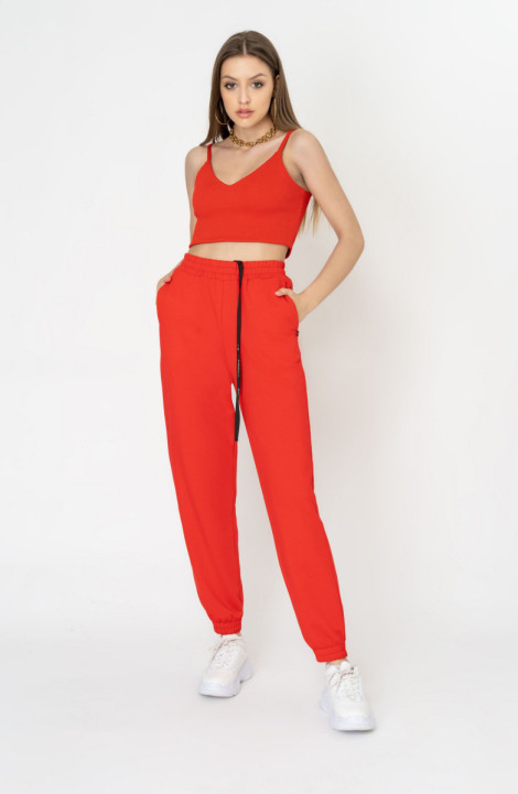 Женские брюки Elema 3К-11468-1-170 красный