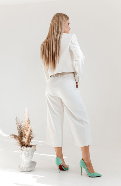 Женские брюки Amberа Style 1031 белое_облако