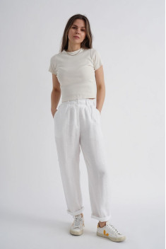 Женские брюки Mirolia 1155 белый