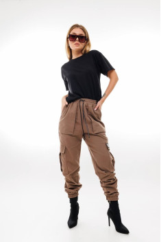 Женские брюки Amberа Style 1067 кофе