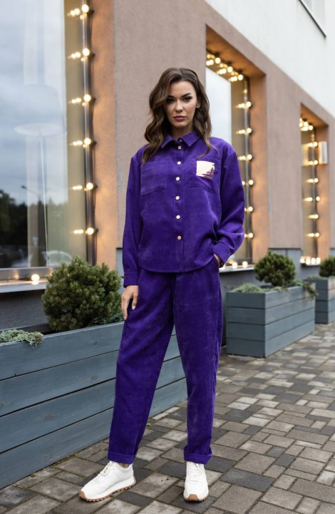 Женские брюки LARICI 5055 фиолетовый