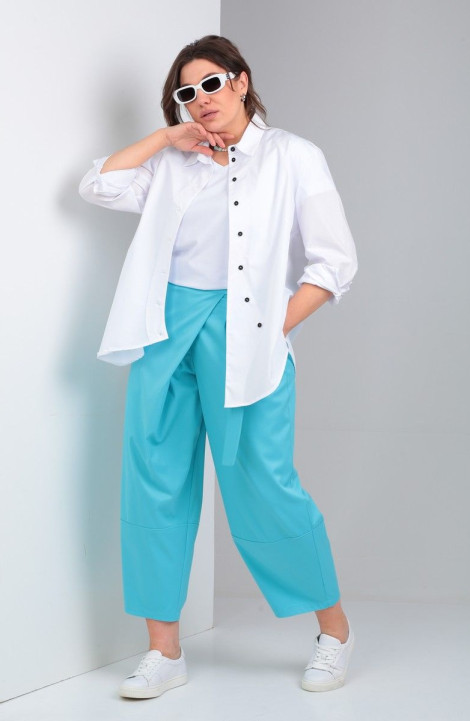 Женские брюки GRATTO 3231 голубой